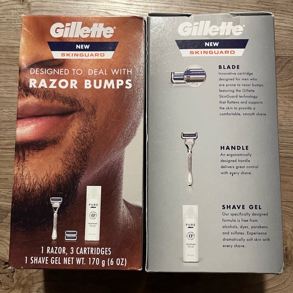 2 Brand New Gillette Skinguard Kit - Picture 1 of 2